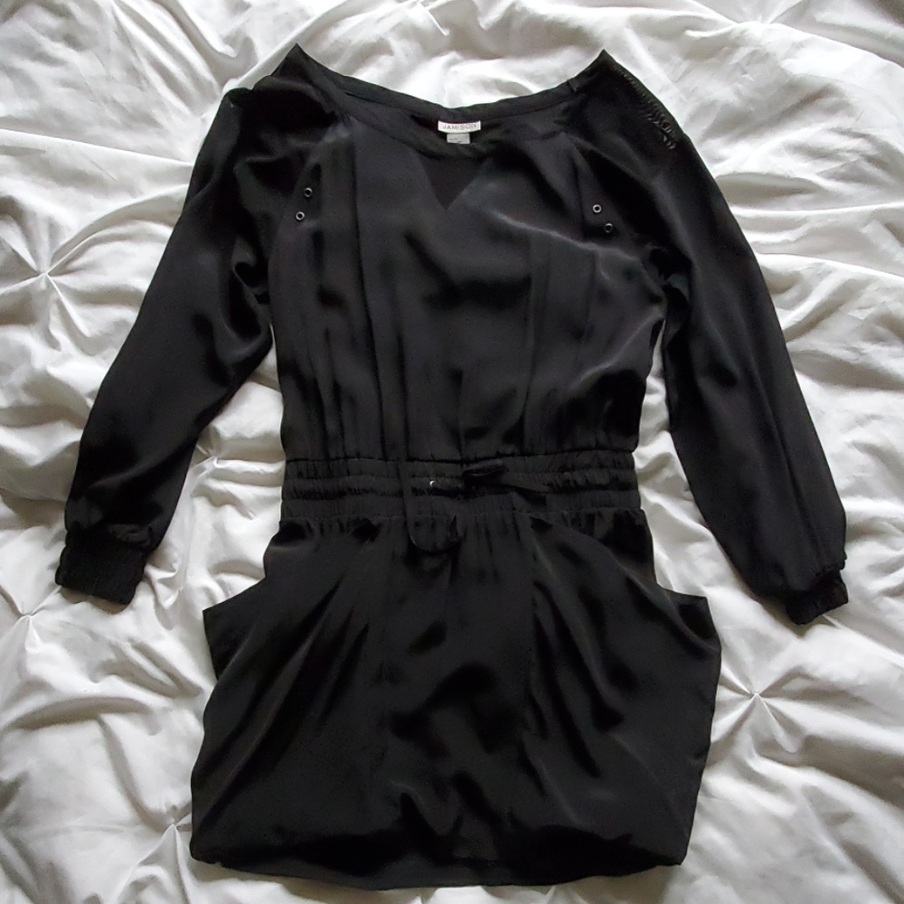 Jamison's silk dress